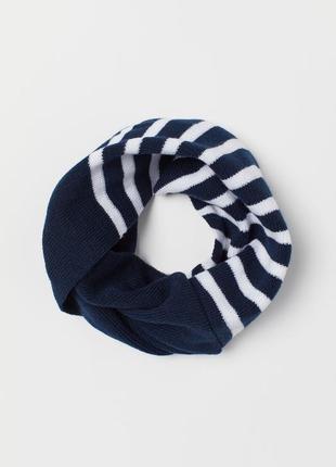 H&m в'язаний перекручений шарф - труба снуд хомут з м'якої пряжі трикотажної тканини