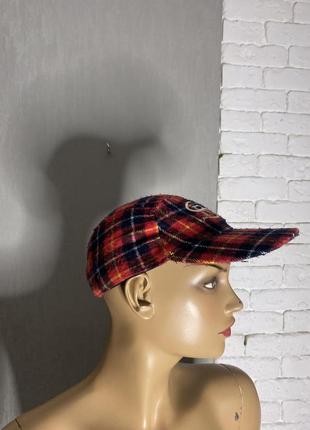 Тепла кепка в клітинку, one size