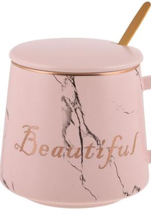 Кружка заварювальний bona di beautiful 984-219 400 мл рожевий