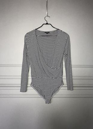 Боди комбидрес с глубоким вырезом topshop