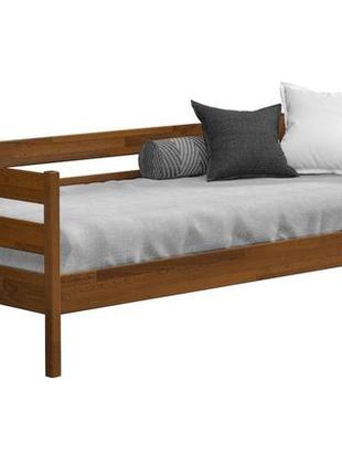 Ліжко дерев'яне estella нота 90х200 світлий горіх щит л2.5