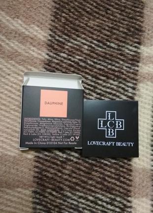 Персиковые румяна бронзер бронзатор lovecraft beauty
blush dauphine