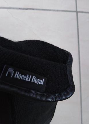 Кожаные   перчатки roecki royal.5 фото