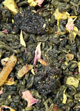 Вовшебний город чай 500 г зелений ароматизований із добавками