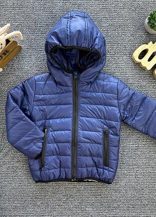 Демісезонна куртка для хлопчиків та дівчаток з світловідбиваючою нашивкою