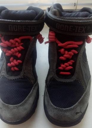20,5 см. термо ботинки для мальчиков puma gore-tex (оригинал)3 фото