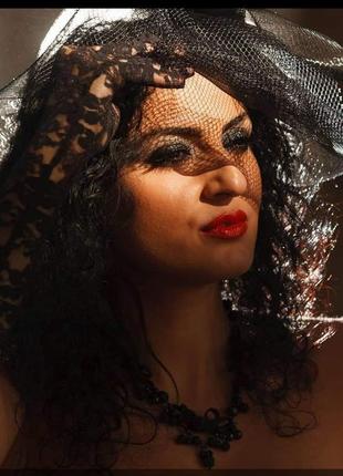 Шляпка с вуалью2 фото