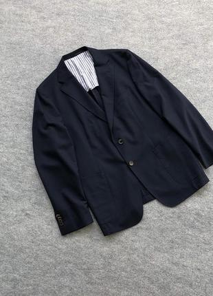 Шикарний піджак, блейзер windsor virgin wool blazer zero jacket dark navy3 фото