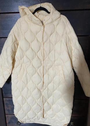 Новое стёганное дутое шикарное пальто 48-50 р reserved2 фото