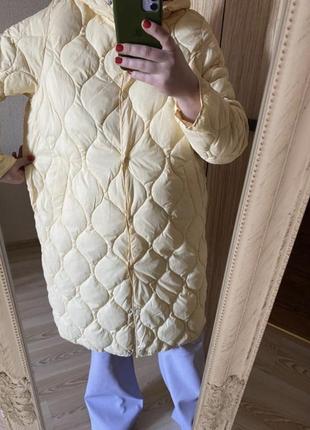 Новое стёганное дутое шикарное пальто 48-50 р reserved5 фото