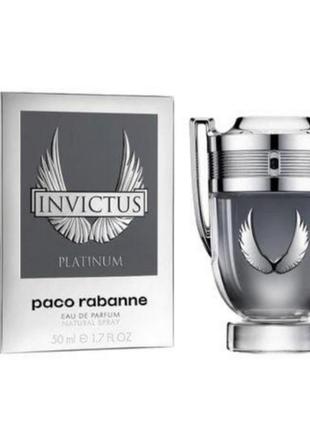 Оригинальный paco rabanne invictus platinum 50 ml парфюмированная вода