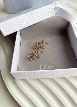 Серьги dior