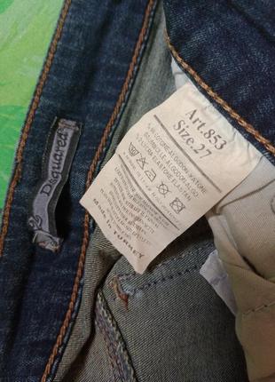 Короткие фирменные джинсовые шорты шортики хлопковые2 фото