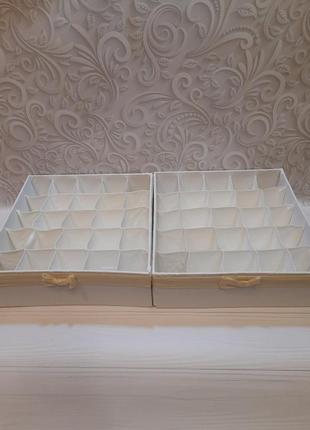 Тканинний бавовняний органайзер 30 на 30 см7 фото