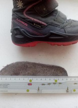 15,5 см. детские ботинки lowa milo gore-tex (оригинал)8 фото