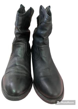 Сапоги кожаные