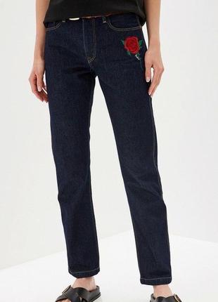 Прямые джинсы на высокой посадке polo ralph lauren reede high rise straight jeans