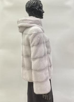 Шуба норковая автоледи с капюшоном