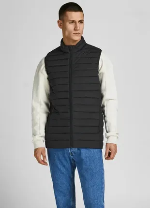 Безрукавка jack & jones recycle bodywarmer black