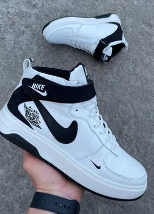 Мужские зимние кожаные кроссовки nike найкжа зима1 фото