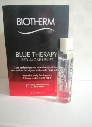 Крем - сыворотка для лица biotherm blue therapy red algae lift cure