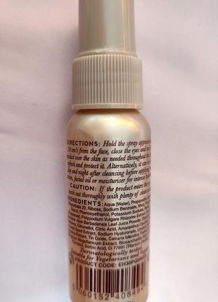 Увлажняющий спрей мист для лица plump and glow hydrating facial mist emma hardie
