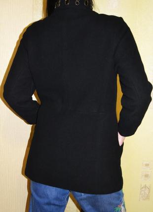 Черное короткое пальто dolce & gabbana полупальто жакет5 фото