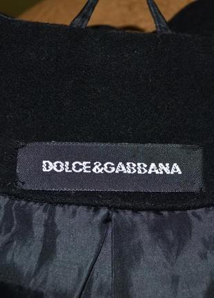 Черное короткое пальто dolce & gabbana полупальто жакет8 фото