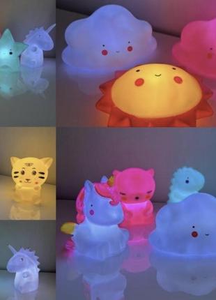 Детские ночники-светильники на батарейках