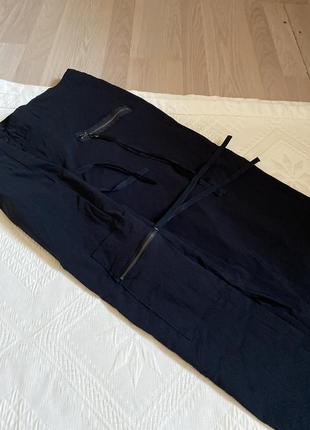 Брюки черные женские стрейчевые штаны широкие палаццо6 фото