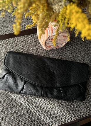 Маленькая черная сумочка клатч1 фото