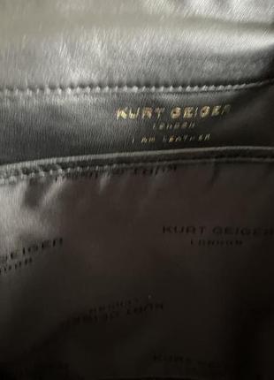 Kurt geiger сумка шкіра+плащівка8 фото