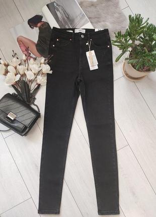 Черные джинсы mango, высокий рост 32р, испания7 фото