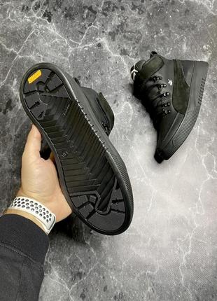 Зимние ботинки puma black (мех) 40-41-42-43-44-454 фото