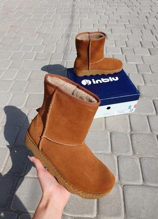Уггі натуральна замша натуральне хутро тм інблу inblu україна зимові чоботи