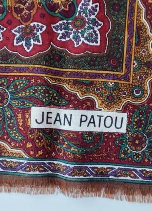 Jean patou вовна + шлейк 137х137