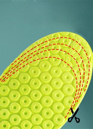 Стельки амортизирующие из эва пены для спортивной обуви.4 фото