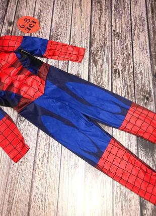 Новогодний костюм spidermen для мальчика 6-8 лет, 116-128 см1 фото