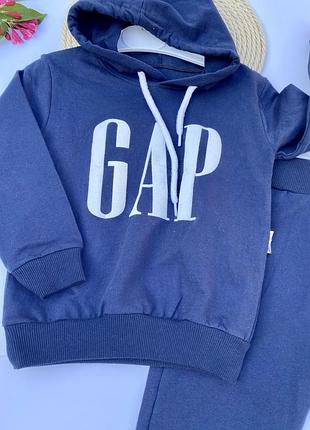 Детский спортивный костюм  синий турция3 фото