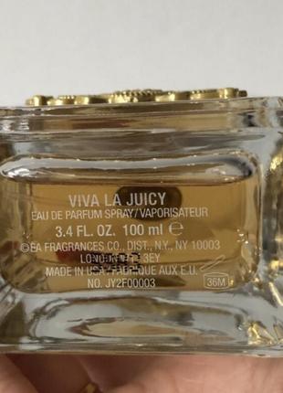 Оригинальный juicy couture viva la juicy 100 ml tester ( дюси уголюр овла ла джути ) парфюмированная вода2 фото