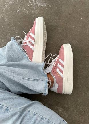 Adidas gazelle bold “light pink” premium5 фото