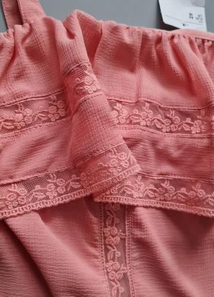 Жіноча сукня сарафан з мереживним оздобленням h&m, р. 44 євро - 50 наш4 фото