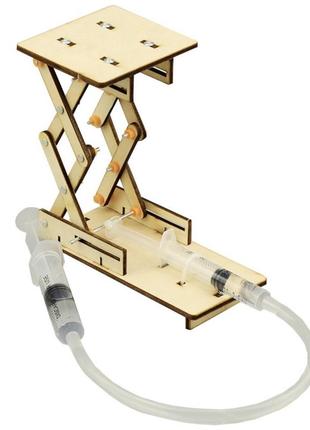 Розвиваючий науковий конструктор diy "підйомник" гідравлічний