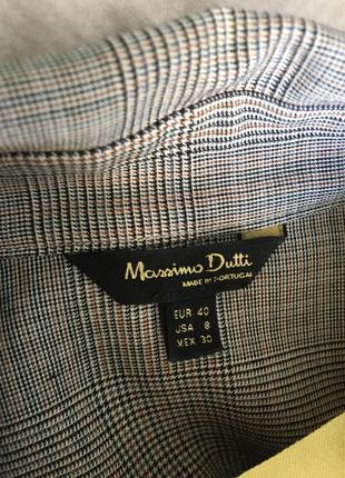 Massimo dutti,платье-рубашка,макси,новое, вискоза,, клетка9 фото