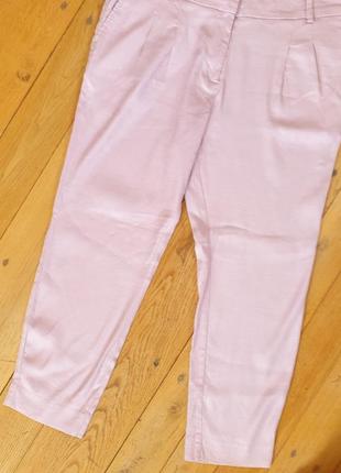 Брюки лен и вискоза,высокая посадка