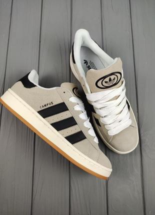 Adidas campus 00s gray black1 фото