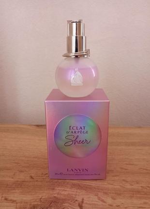 Оригінал! залишок у флаконі lanvin eclat d’arpege sheer туалетна вода