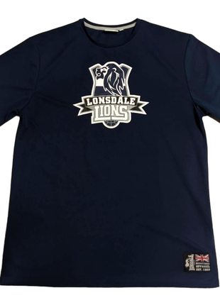 Lonsdale lions basketball спортивная / баскетбольная футболка #2 синяя