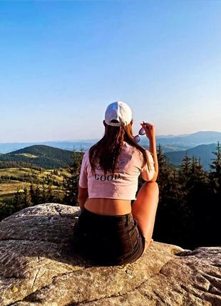 Вкорочена футболка топ