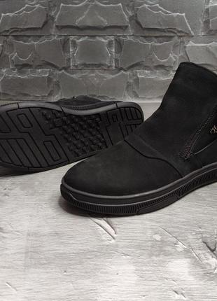 Зимние ботинки billionaire black (мех) 43-456 фото